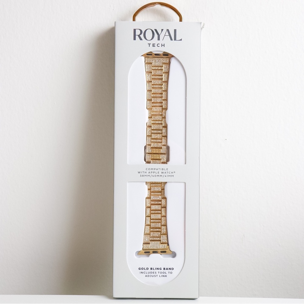 Apple Watch Band Gold Tone ,Rhinestone, Compatible|38MM| 40MM| 41MM